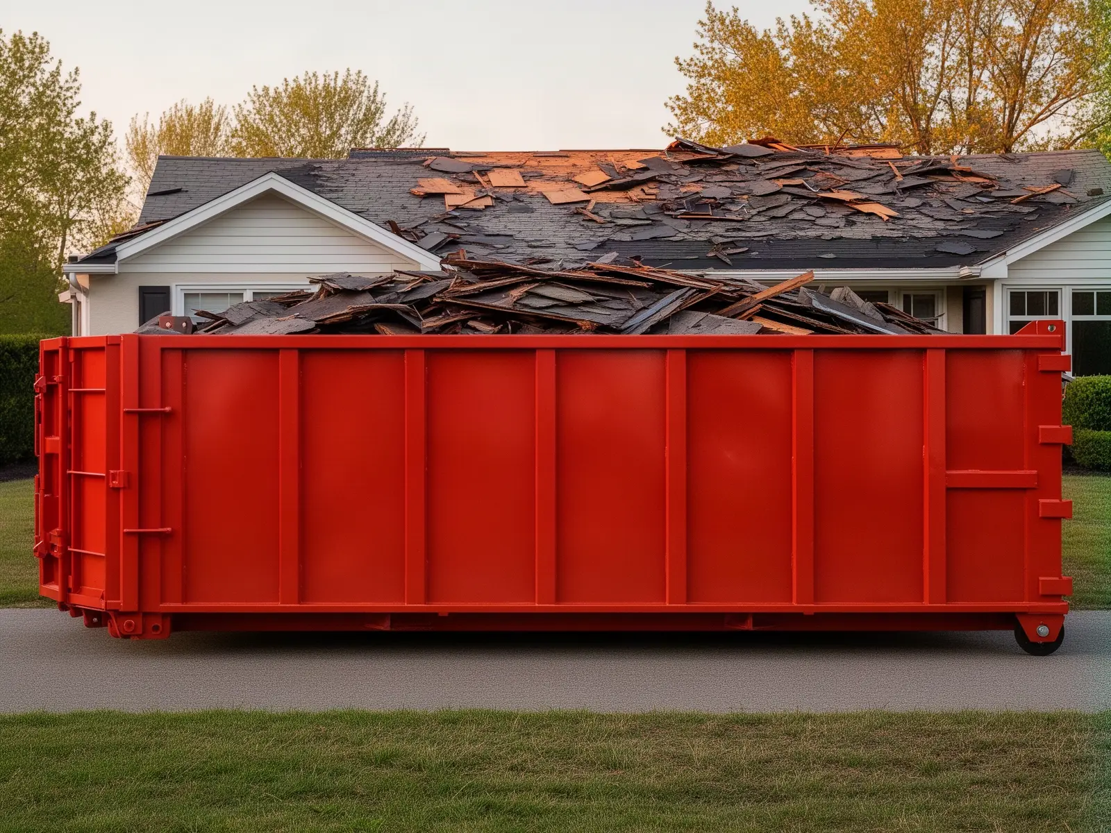 Roll-off dumpster from Angulo & Sons Dumpster Works in La Jolla, CA